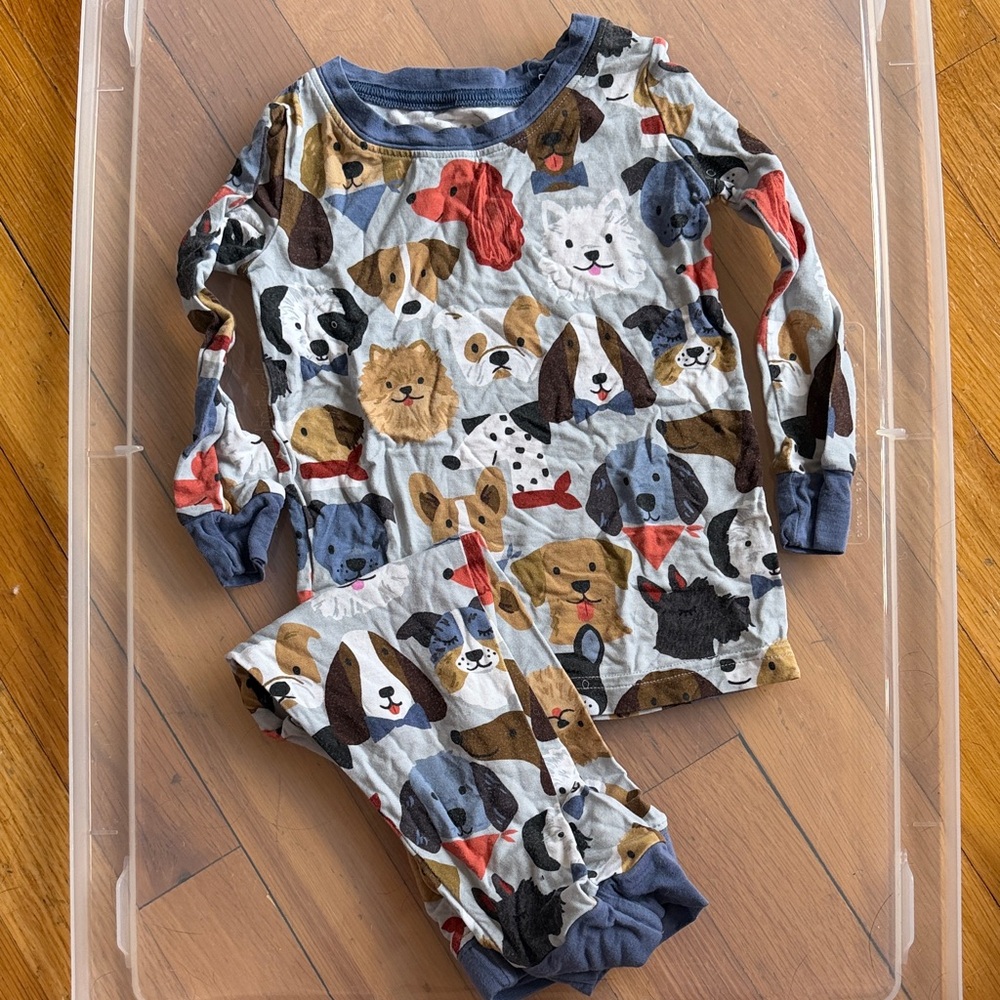 Little Sleepies 2 piece long sleeve and pants  dog pajamas